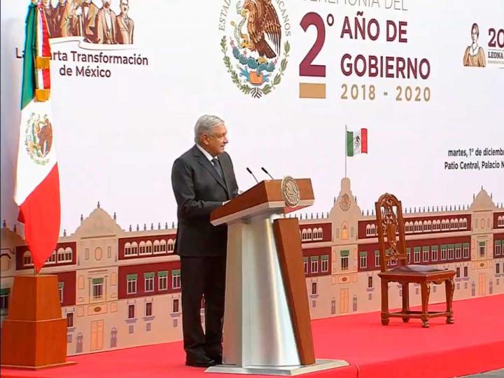 López Obrador destaca ahorro de 1 billón de pesos en compras y contratos