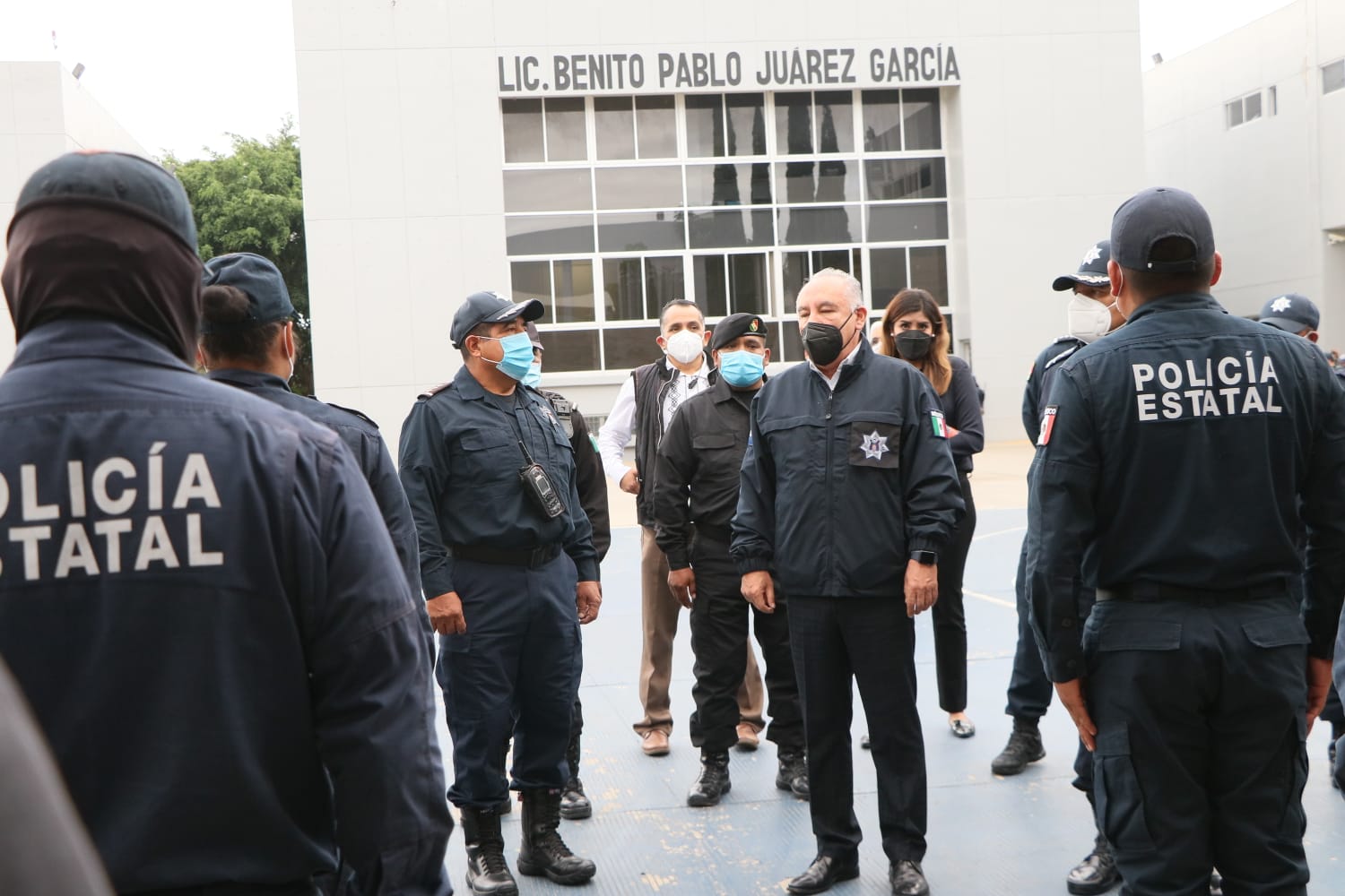 Llama Heliodoro Díaz a la unión de la policía estatal para seguir garantizando la paz en Oaxaca