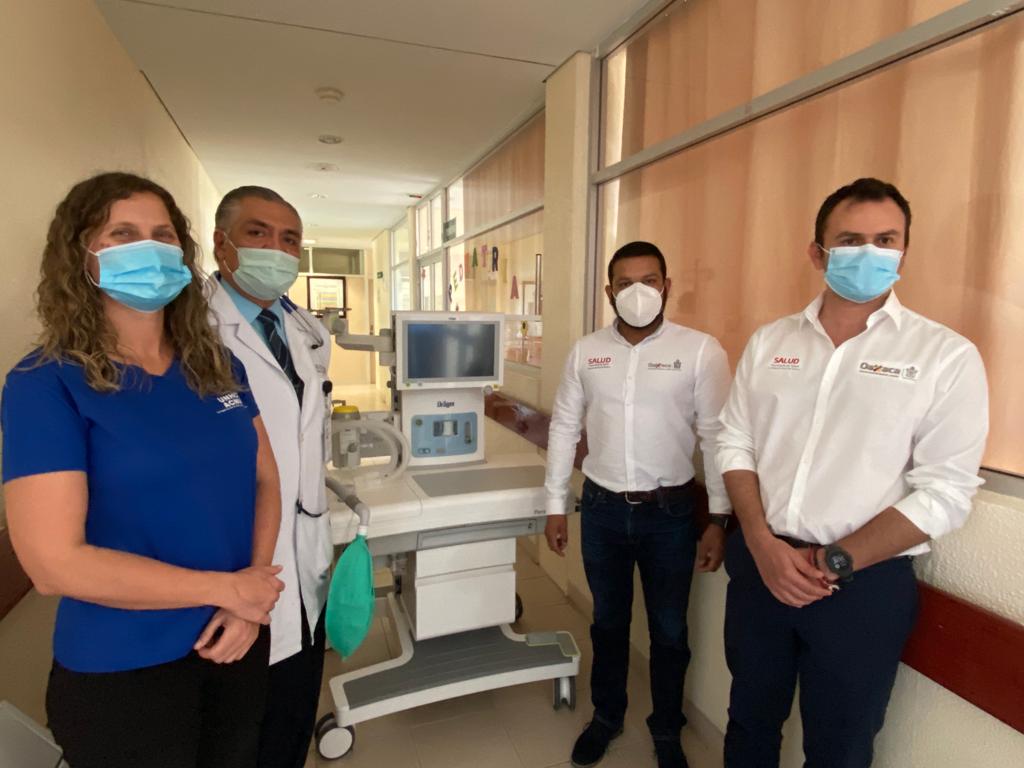 Dona ACNUR equipamiento médico a Hospital General de Ixtepec