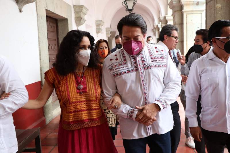 Acusa Susana Harp a Mario Delgado de división en MORENA Oaxaca