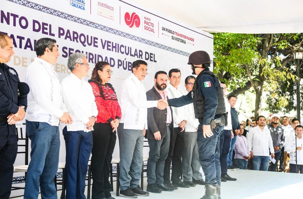 Gobierno de Salomón Jara fortalece la seguridad  de las y los oaxaqueños con 150 nuevas patrullas