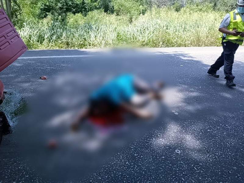 Muere mototaxista en carretera del Istmo