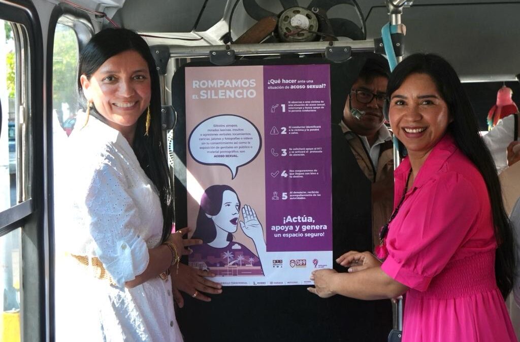Implementan Lineamientos para la Prevención y Atención de Acoso Sexual contra las Mujeres en el Transporte Público Colectivo de Salina Cruz