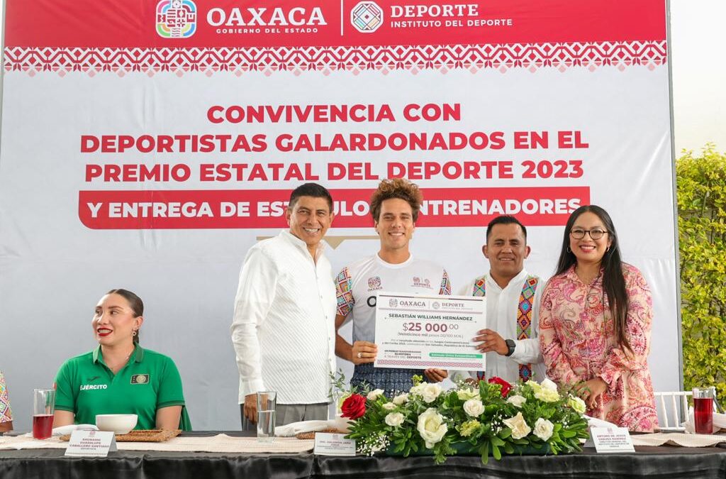 Ofrece Gobierno de Oaxaca mayores estímulos para el deporte oaxaqueño